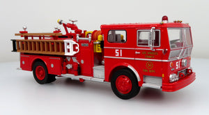 LA COUNTY ENGINE 51 WARD LAFRANCE AMBASSADOR FIRE 1/50