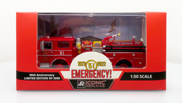 LA COUNTY ENGINE 51 WARD LAFRANCE AMBASSADOR FIRE 1/50