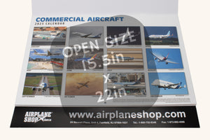 MIGHTY CALENDARS 2025 COMMERCIAL CALENDAR AIRPLANE SHOP