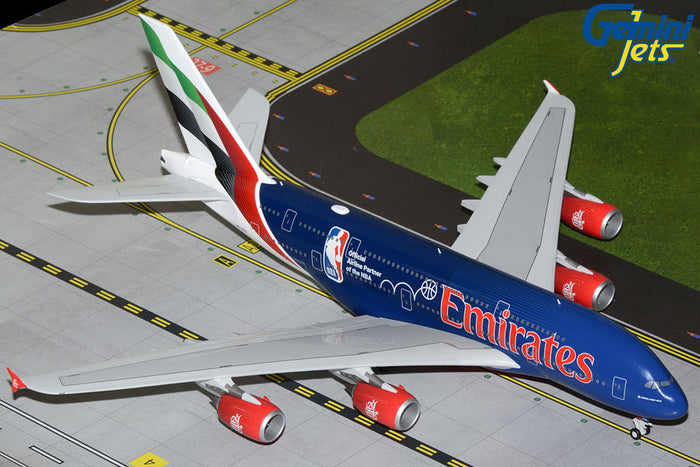 GEMINI200 EMIRATES A380 1/200 REG#A6-EOD PARTNER OF THE NBA