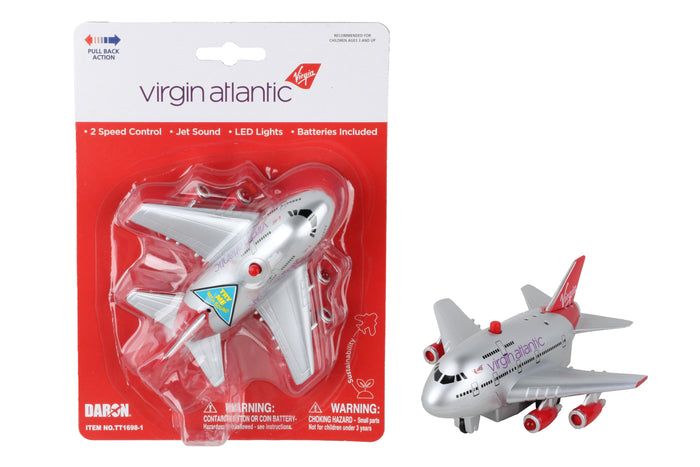 VIRGIN ATLANTIC PULLBACK W/LIGHT & SOUND (**)