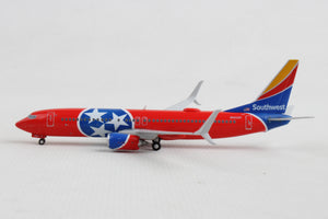 GEMINI SOUTHWEST 737-800S 1/400 TENNESSEE ONE REG#N8620H