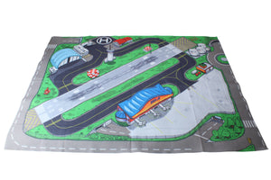 LARGE AIRPORT PLAYMAT (FELT) 41 1/4 X 31 1/2 INCHES