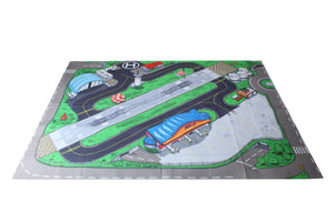 LARGE AIRPORT PLAYMAT (FELT) 41 1/4 X 31 1/2 INCHES