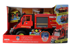 FDNY RESCUE TRUCK W/WATER GUN & DRONE