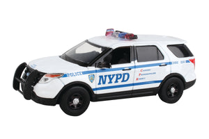 NYPD DIE-CAST FORD POLICE INTERCEPTOR 1/43