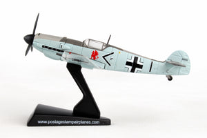 POSTAGE STAMP BF109 ADOLF GALLAND 1/87