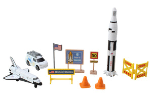 SPACE ADVENTURE 10 PIECE SPACE SHUTTLE SET (**)