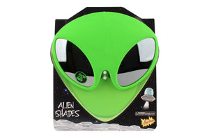 SUNSTACHES GREEN ALIEN MIRROR LENS GLOW IN THE DARK