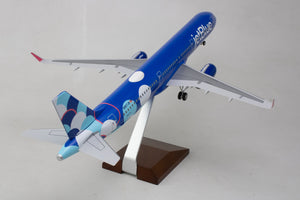 SKYMARKS JETBLUE A321 1/100 BALLOONS W/WOOD STAND & GEAR