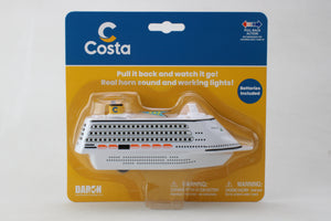 COSTA PULLBACK CRUISE SHIP - NEW LOGO