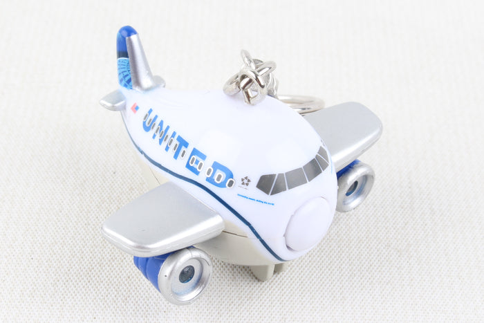 UNITED AIRLINES KEYCHAIN W/LIGHT & SOUND 2019 NEW LIVERY