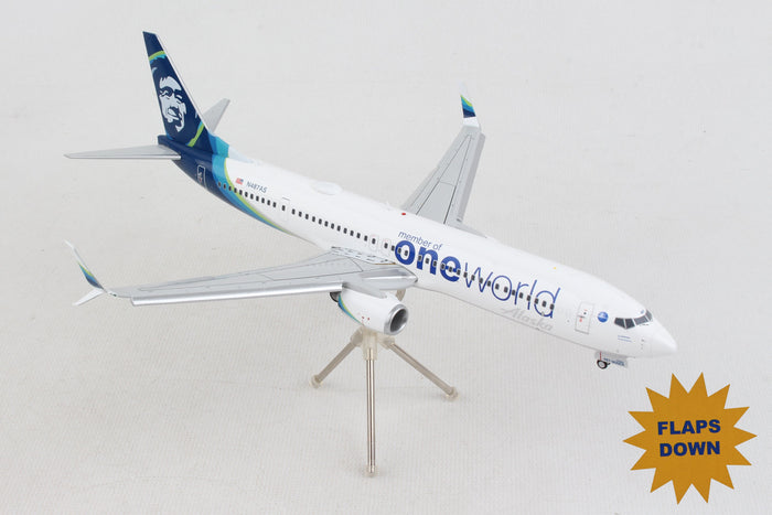 GEMINI200 ALASKA 737-900ER 1/200 ONEWORLD REG#N487AS FLAPS D