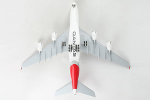 SKYMARKS QANTAS A380 1/100 WITH WOOD STAND & GEAR NEW LIVERY