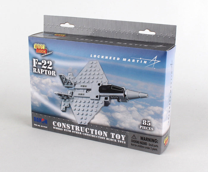 F-22 RAPTOR 85 PIECE CONSTRUCTION TOY