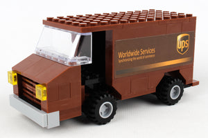 UPS 111 PIECE PACKAGE CAR CONSTRUCTION TOY