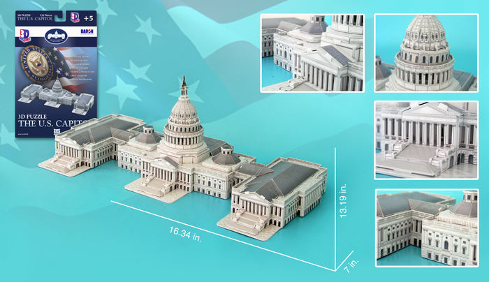 US CAPITOL BUILDING 132 PIECES