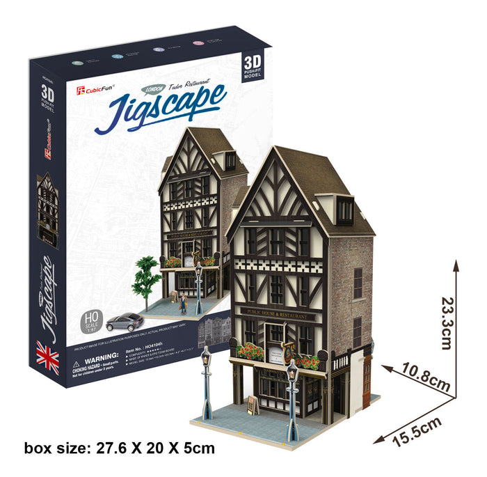 TUDOR RESTAURANT 44 PIECE 3D PUZZLE (**)