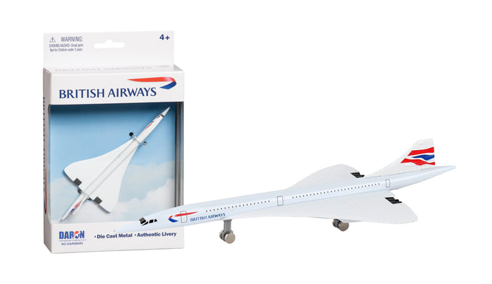 BRITISH AIRWAYS CONCORDE SINGLE PLANE