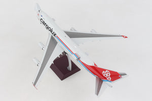 GEMINI200 CARGOLUX 747-400ER 1/200 INTERACTIVE REG#LX-LXL **