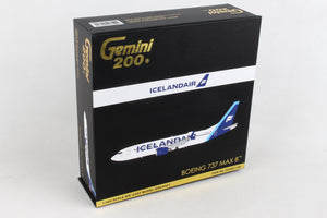 GEMINI200 ICELANDAIR 737MAX8 1/200 REG#TF-ICE