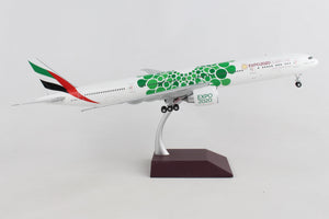 G2UAE799 GEMINI200 EMIRATES 777-300ER 1/200 GREEN EXPO 2020 REG#A6EPU - SkyMarks Models