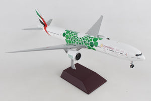 G2UAE799 GEMINI200 EMIRATES 777-300ER 1/200 GREEN EXPO 2020 REG#A6EPU - SkyMarks Models