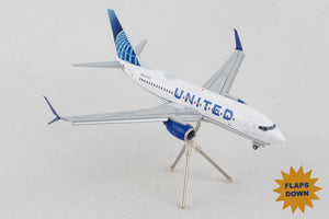 GEMINI200 UNITED 737-700 1/200 REG#N21723 FLAPS DOWN (**)