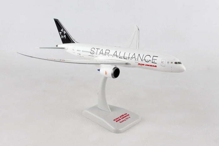 HOGAN AIR INDIA 787-8 1/200 STAR ALLIANCE W/GEAR & STAND (**