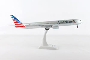 HOGAN AMERICAN 777-300 1/200 W/GEAR REG#N725AN W/RADOME