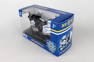 NYPD POLICE MOTORCYLE 1/18