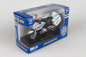 NYPD POLICE MOTORCYLE 1/18