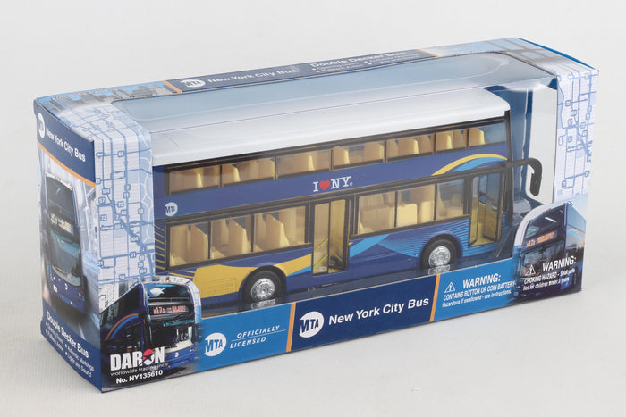 MTA DOUBLE DECKER BUS W/ LIGHT & SOUND