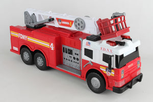 Daron FDNY ladder truck with lights and sound for children