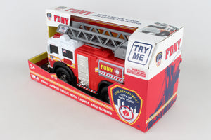 FDNY FIRE LADDER TRUCK W/LIGHTS & SOUND 