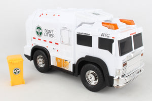 NYC SANITATION GARBAGE TRUCK W/LIGHTS & SOUND