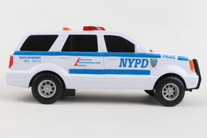 NYPD MOTORIZED SUV WITH LIGHTS & SOUNDS (**)