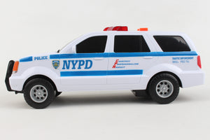 NYPD MOTORIZED SUV WITH LIGHTS & SOUNDS (**)