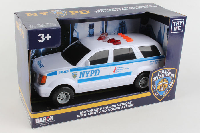 NYPD MOTORIZED SUV WITH LIGHTS & SOUNDS (**)