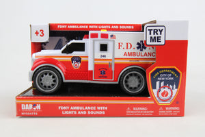 FDNY AMBULANCE W/LIGHTS & SOUND