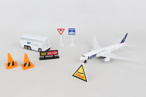 LOT AIRLINES SMALL PLAYSET (**)