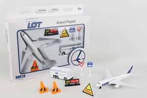 LOT AIRLINES SMALL PLAYSET (**)