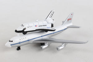 747 SHUTTLE CARRIER AIRCRAFT WITH ORBITER