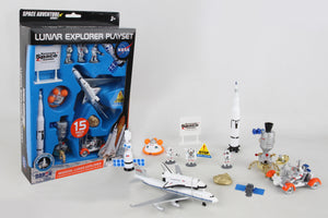 LUNAR EXPLORER 15 PIECE PLAYSET