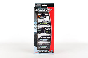 POLICE DEPT. 5 PIECE VEHICLE GIFT PACK (**)