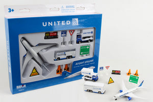 UNITED AIRLINES PLAYSET