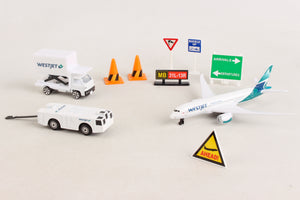 WESTJET AIRPORT PLAY SET NEW LIVERY