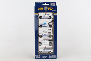 NYPD 5 PIECE VEHICLE GIFT SET