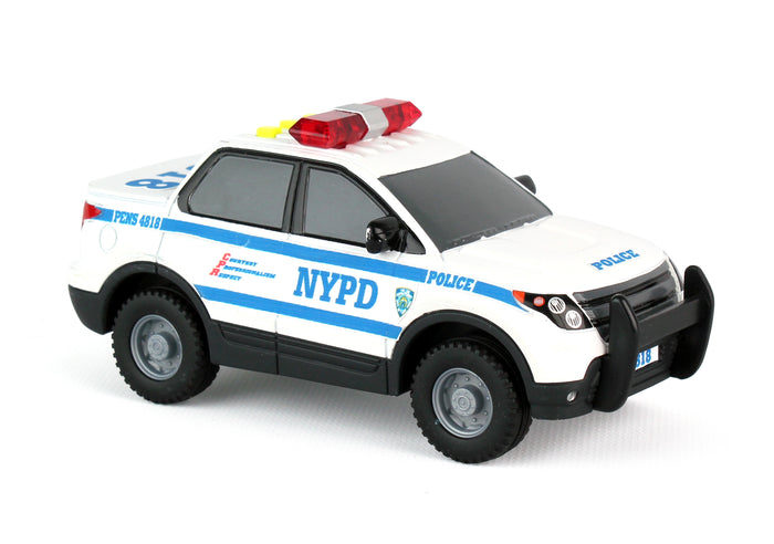 NYPD MIGHTY POLICE CAR W/LIGHT & SOUND