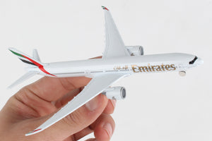 Emirates Boeing B777-9 aircraft toy